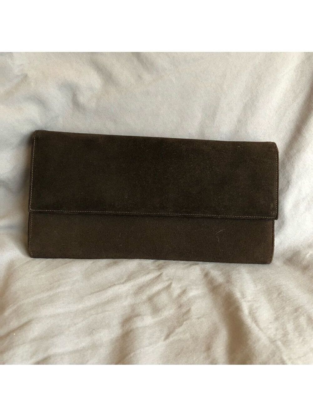 paragon vintage leather clutch
